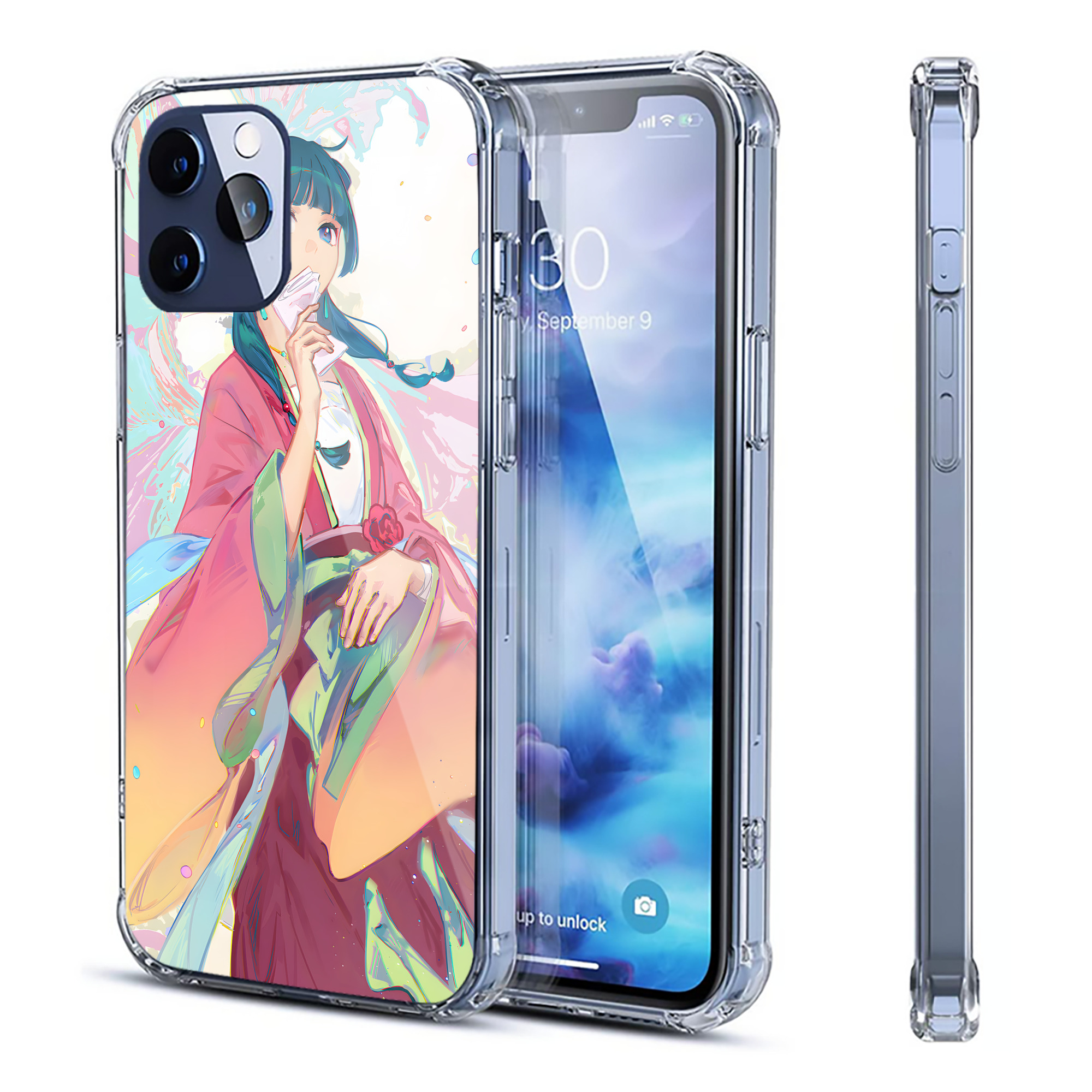（画像用） 薬屋のひとりごと The Apothecary Diaries 【iPhone 12シリーズ対応】透明スマホケース（クリアソフトケース）